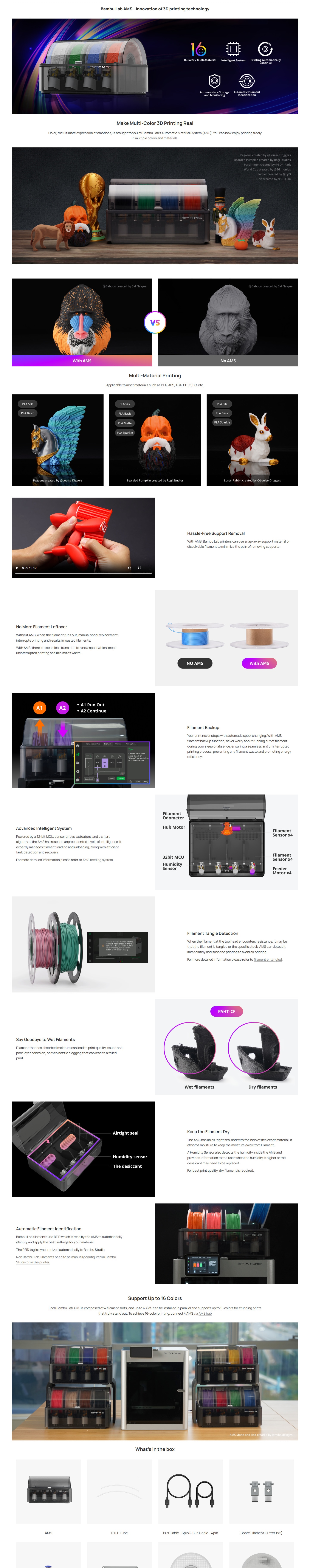 Bambu Lab 拓竹 AMS自動供料系統